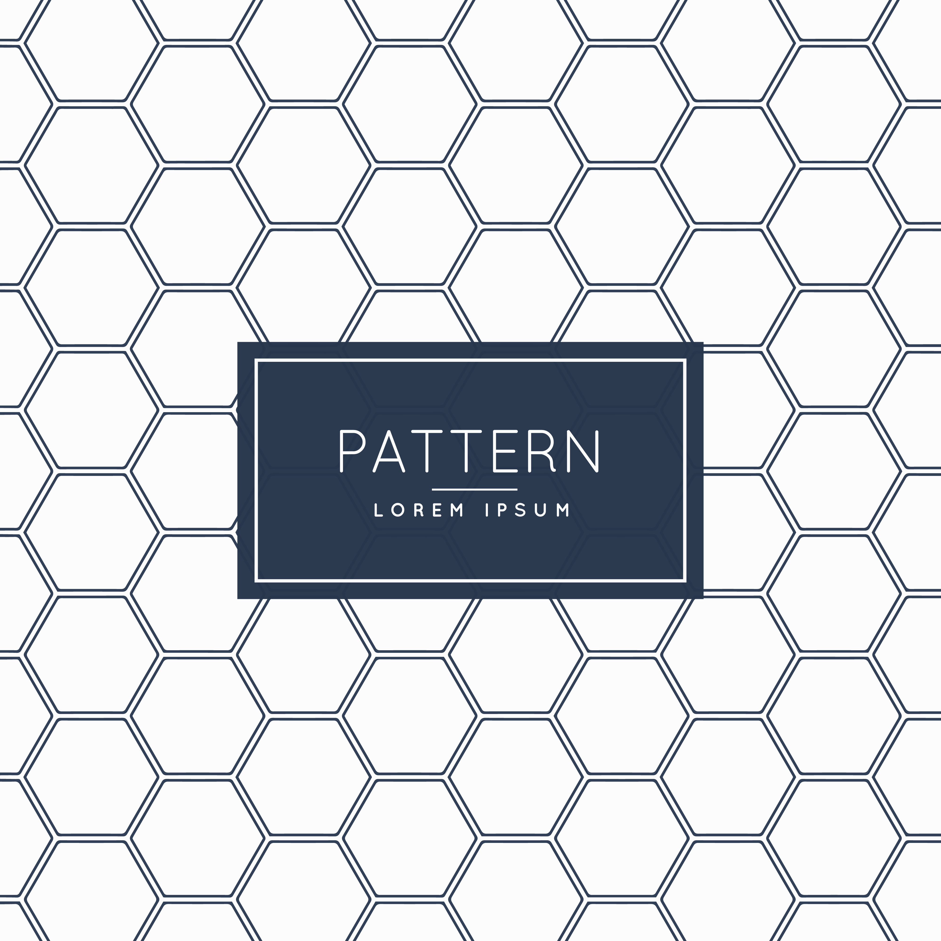 4000x4000 Hexagon Pattern Free Vector Art