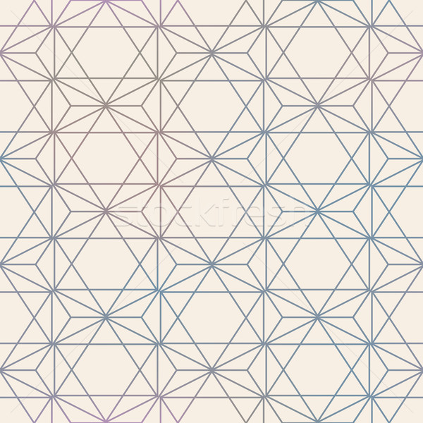 600x600 Abstract Seamless Geometric Vector Hexagon Pattern. Mesh Backgro