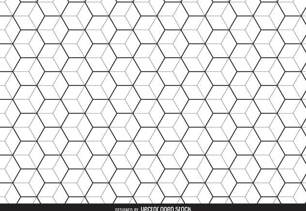632x435 Linear Hexagon Pattern Background Free Vector Download 376549