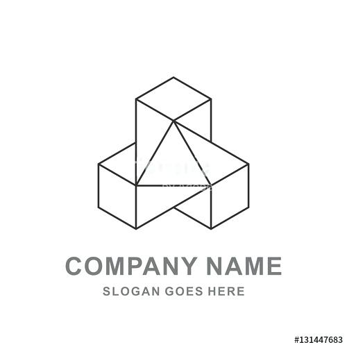 500x500 Geometric Triangle Hexagon Cube Pattern Architecture Engineering