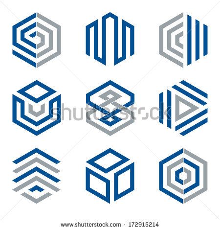 450x470 Hexagon Shaped Design Elements 2. Abstract Hexagonal Vector
