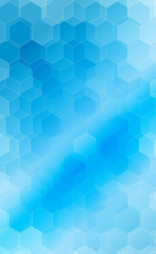 600x977 Blue Blurs Background With Hexagon Vector 01 Free Download