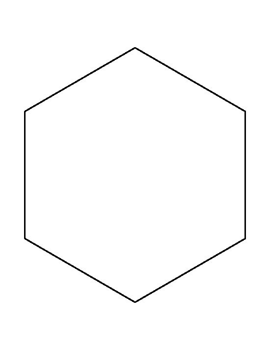 550x712 Pattern Clipart Hexagon