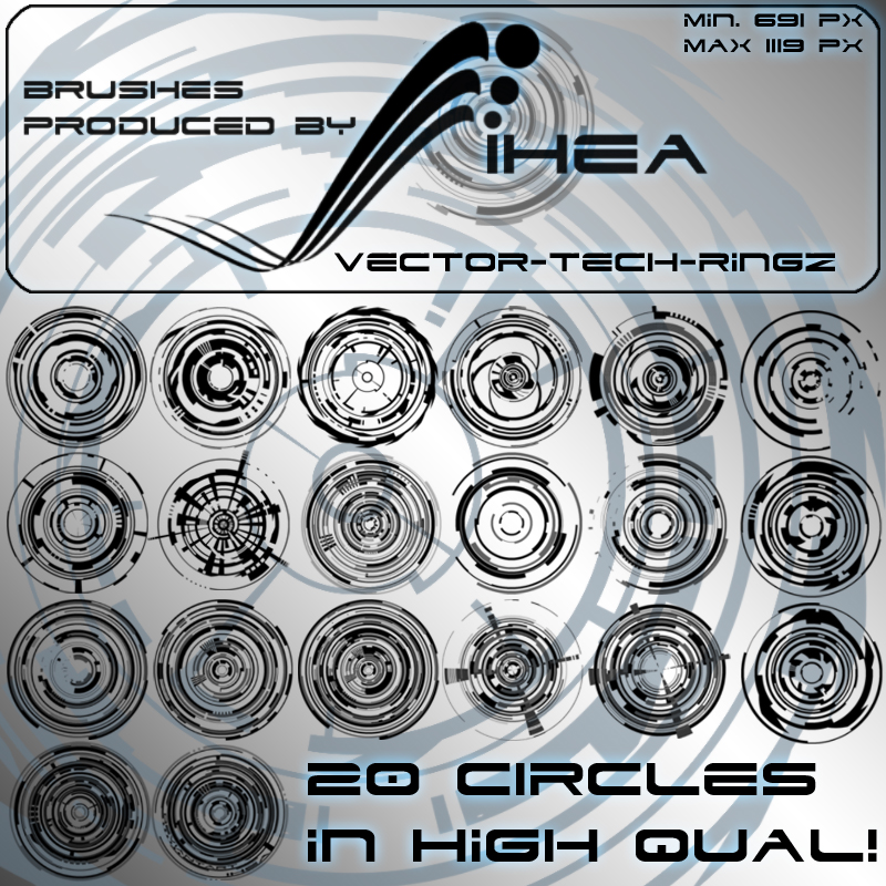 800x800 Vector Tech Rings Hq By Ihea