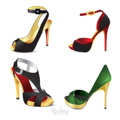 500x500 High Heels Free Vector 123freevectors