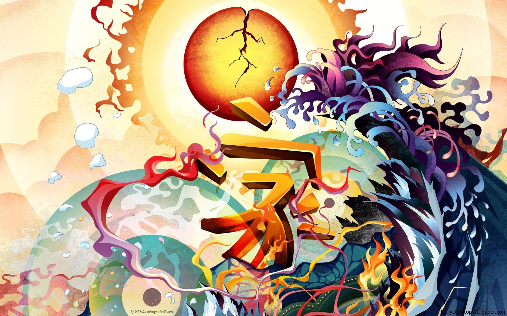 1920x1200 High Resolution Vector Desktop Wallpaper