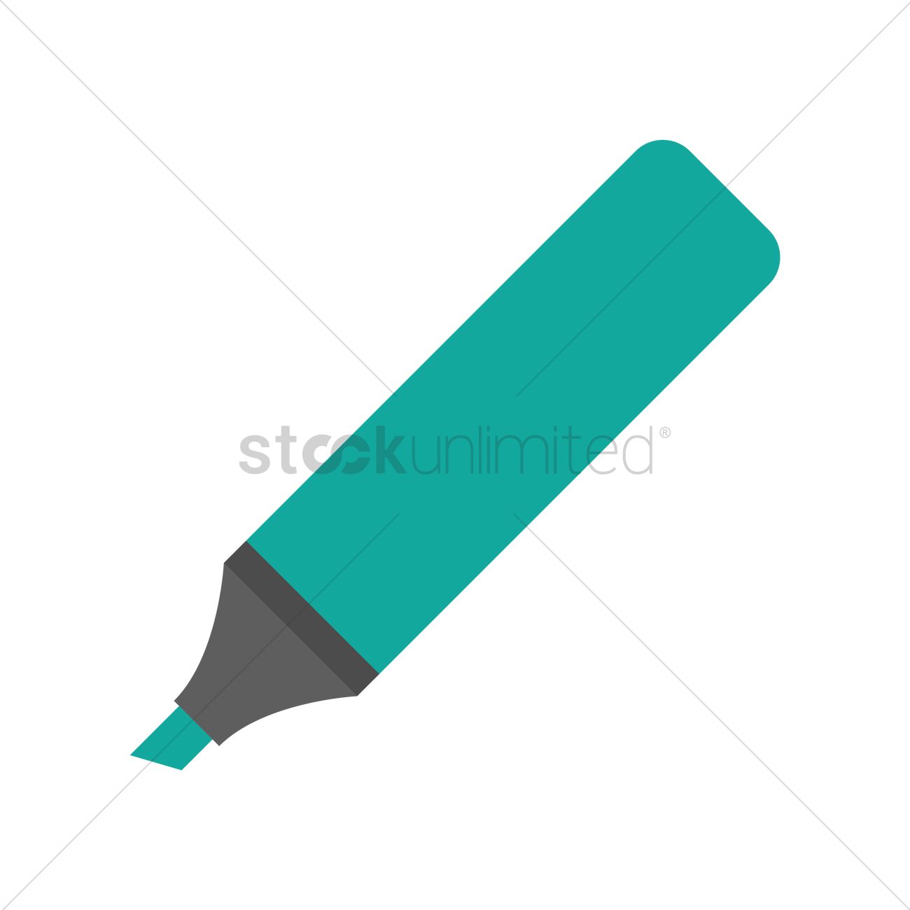 1300x1300 Highlighter Vector Image