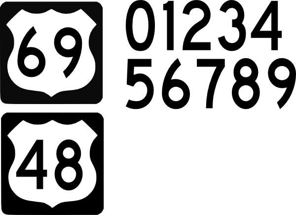 600x436 Boort Us Highway Sign Clip Art Free Vector 4vector