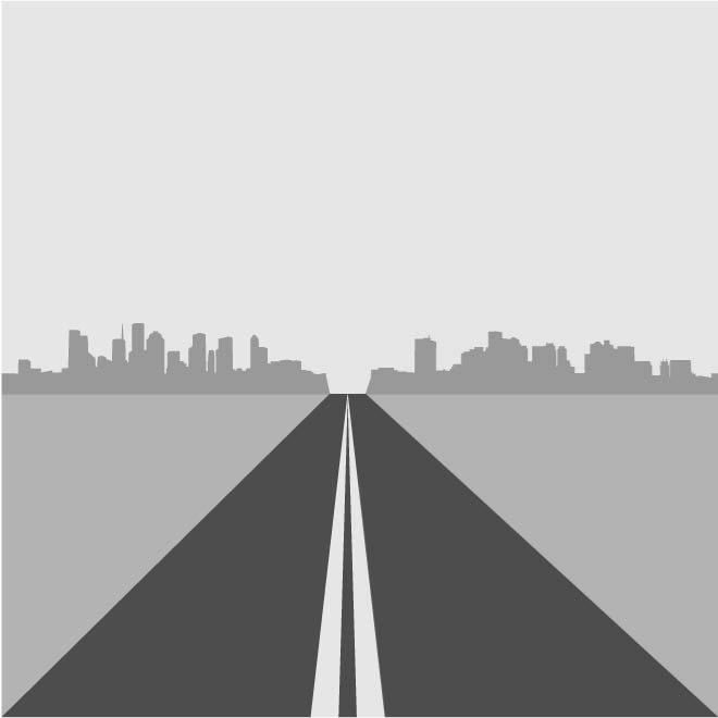 660x660 Highway Vector Illustration