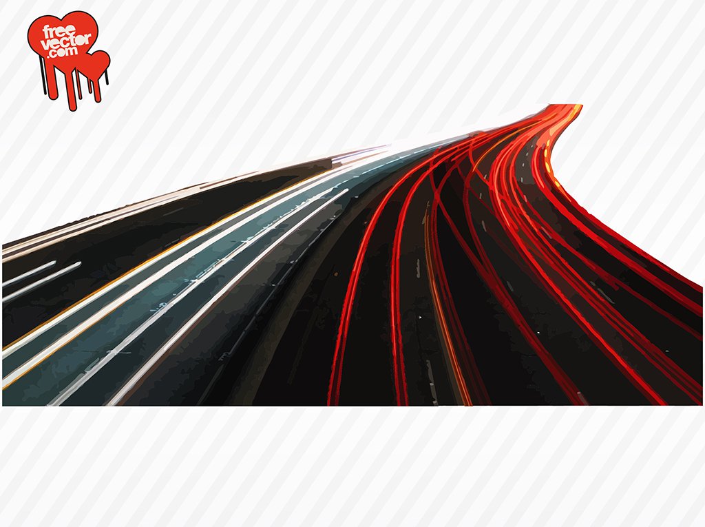 1024x765 Busy Highway Vector Art Amp Graphics