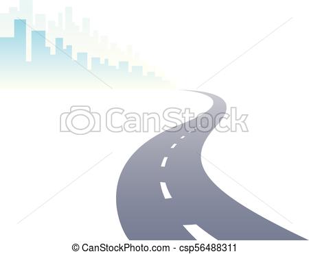 450x371 Road To City Curved Highway Vector Perfect Design Illustration