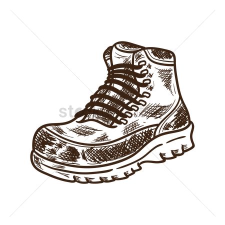 450x450 Free Hiking Boots Stock Vectors Stockunlimited