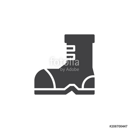 Hiking Boots Vector at GetDrawings | Free download