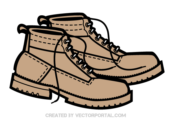 600x450 Free Boots Vector Image 123freevectors