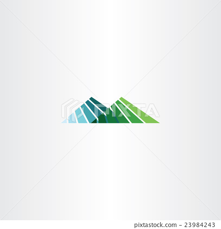 450x468 Mountain Hill Vector Logo Icon Sign
