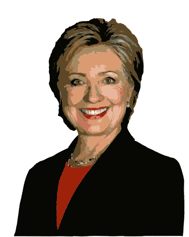 640x800 Free Clipart Hillary Clinton Colorized Wanglizhong