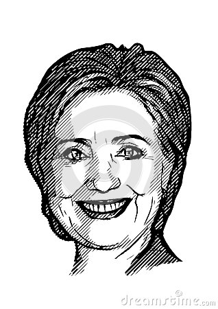 318x450 Hillary Clinton Head Clipart
