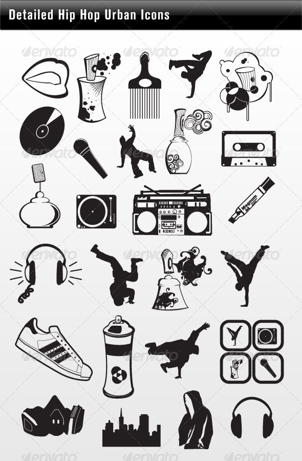 590x900 Detailed Hip Hop Icons