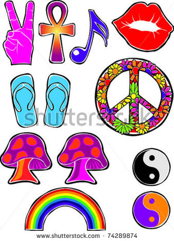 339x470 Hippies Clipart Flower Power