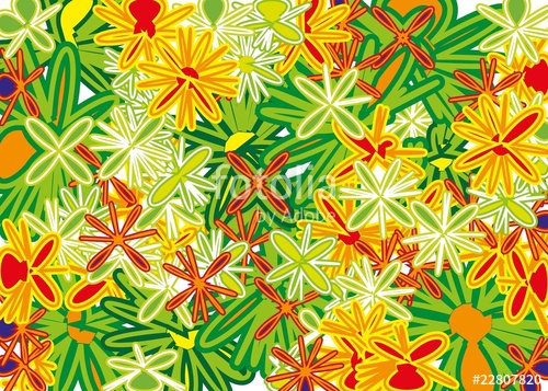 500x357 Hippie Flower Background 2 Stock Image And Royalty Free Vector