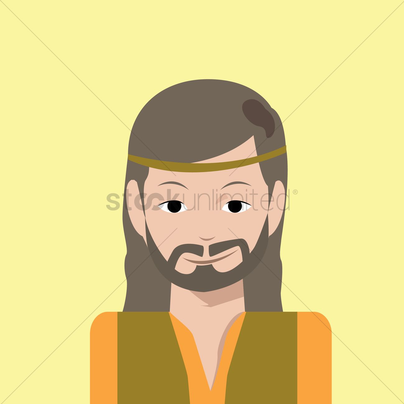 1300x1300 Hippie Vector Image