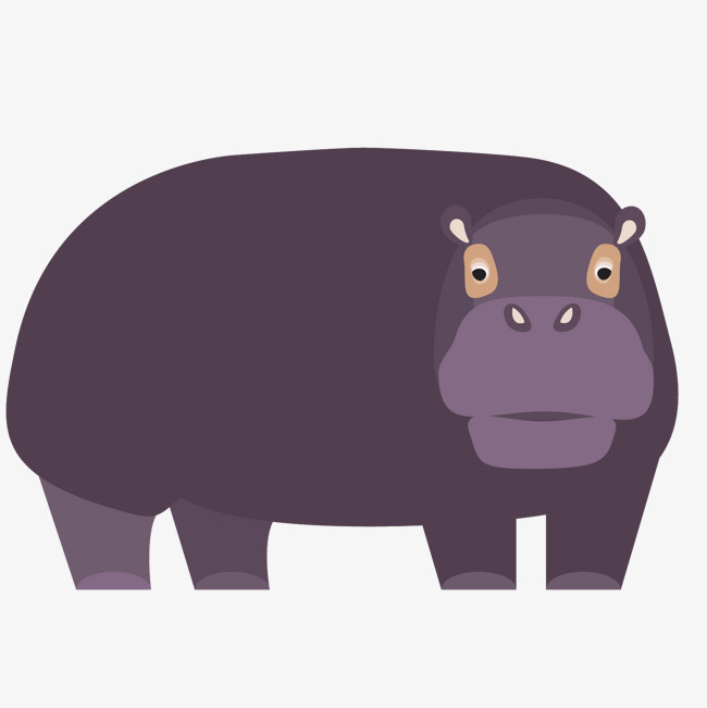 650x651 Cartoon Hippopotamus Vector, Cute Hippo, Cartoon Hippopotamus