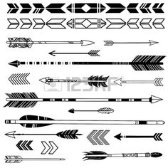 236x236 Hipster Arrows Abstract Elements For Tattoo And Vector