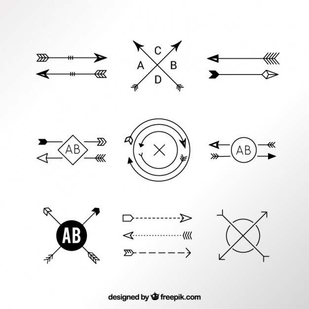 626x626 Modern Arrow Logos Vector Free Download