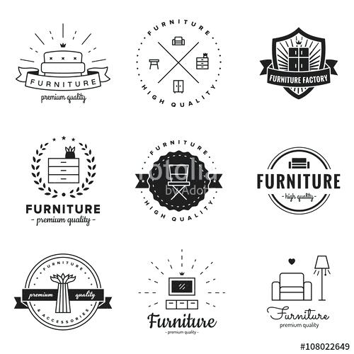 500x500 Hipster Design Barber Shop Badges Vintage Elements Logo Labels