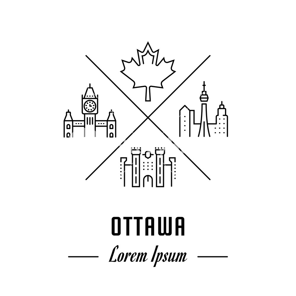 1000x1000 Vector Logo France. Hipster Emblem, Label Or Banner For Travel