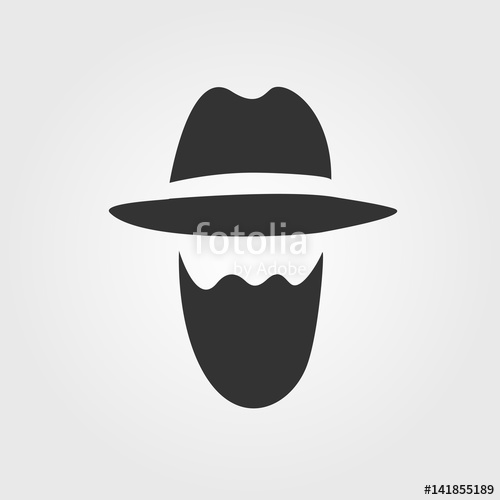 500x500 Icon Hipster Beard Vector. Stock Image And Royalty Free Vector