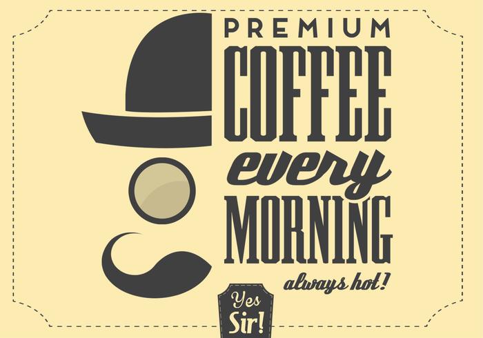 700x490 Hipster Coffee Vector Background