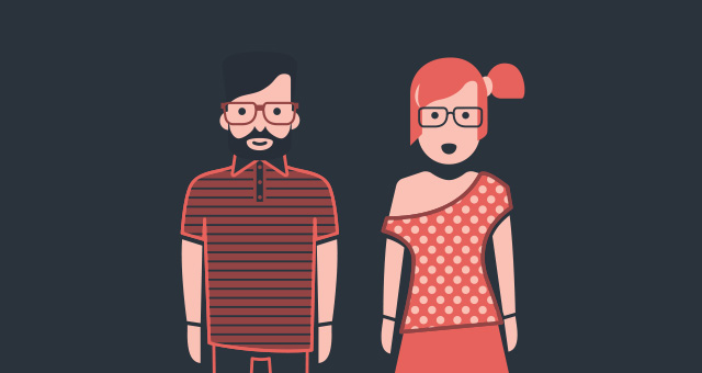 640x340 Indie Hipster Vector Character Set Vector Characters Pixeden
