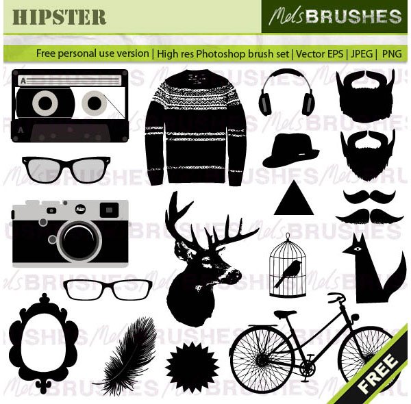 600x590 Free Hipster Vector Graphics Free Psd Files, Vectors Amp Graphics