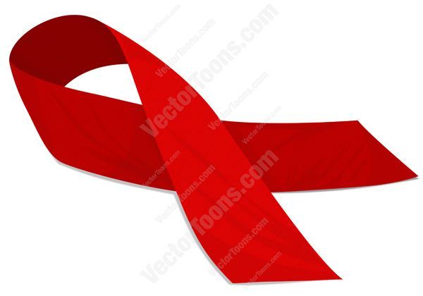 600x420 Red Hiv And Aids Awarness Ribbon Vector Illustrations