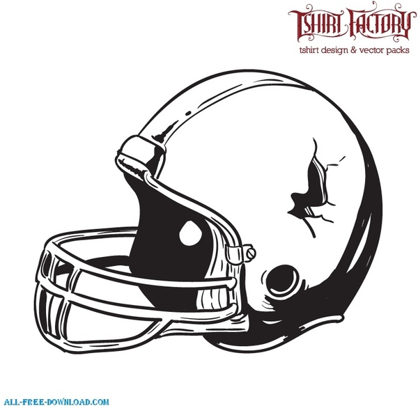 600x583 Hockey Helmet Free Vector In Adobe Illustrator Ai ( .ai ) Vector