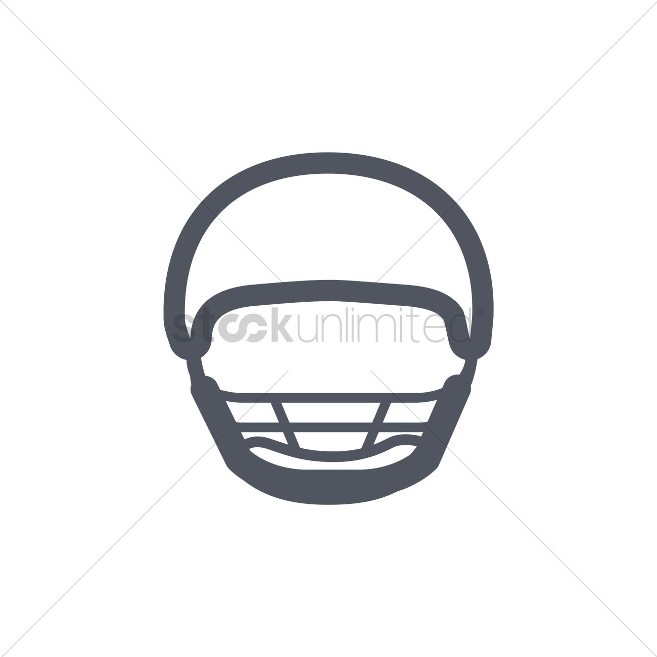1300x1300 Ice Hockey Helmet Vector Image