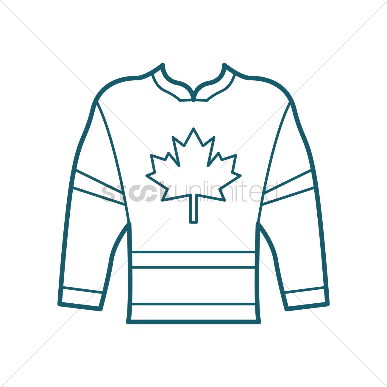 1300x1300 Hockey Jersey Vector Image