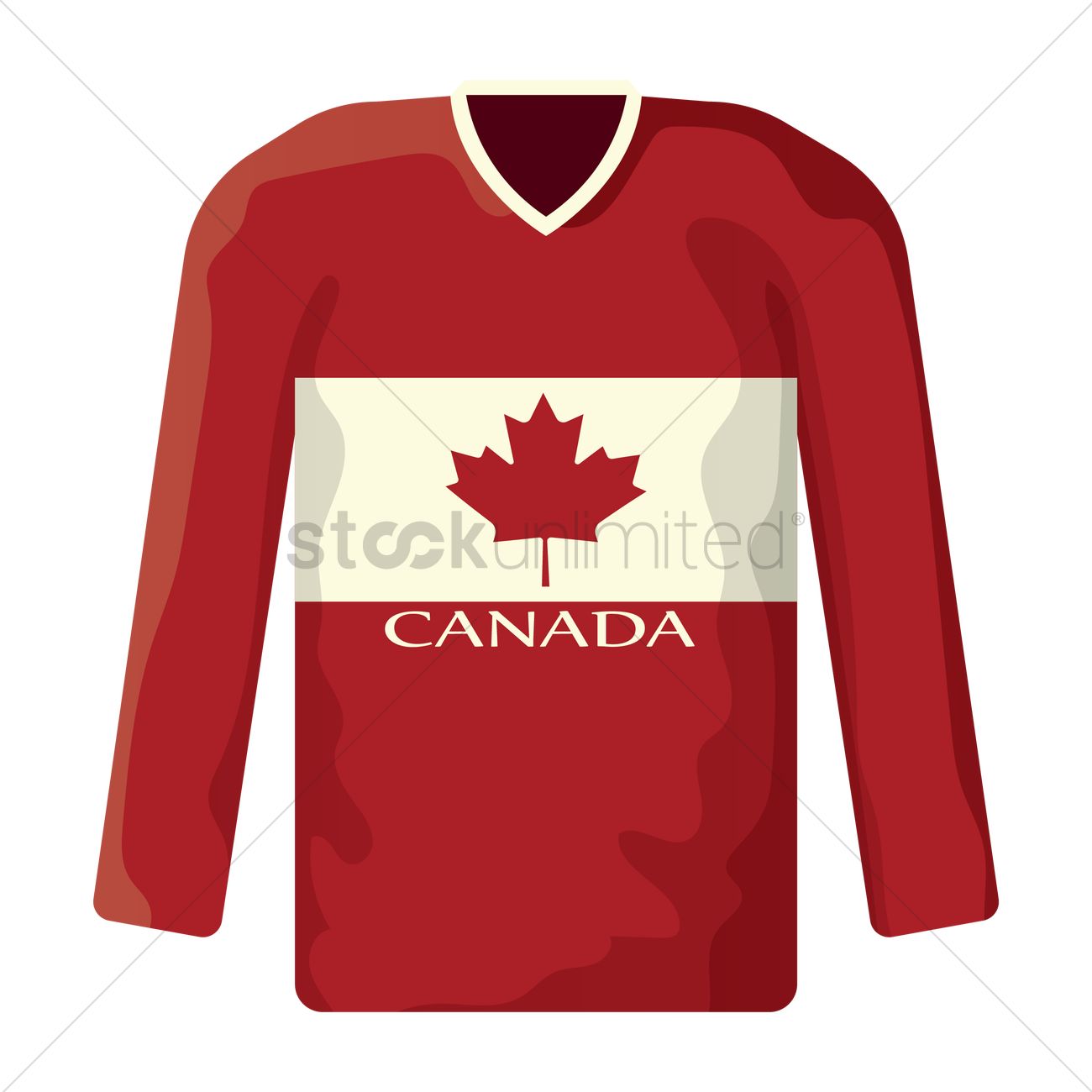 1300x1300 Ice Hockey Jersey Vector Image
