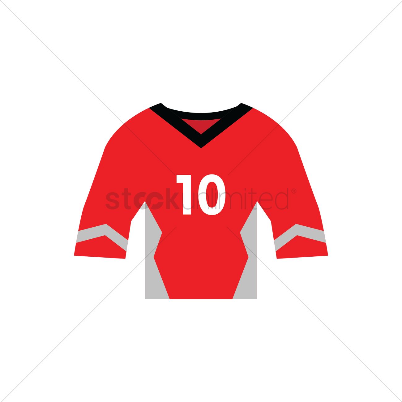 1300x1300 Ice Hockey Jersey Vector Image