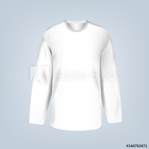 500x500 Vector Illustration Of Blank Hockey Jersey Template