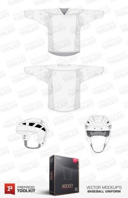 432x667 Vector Mockup Template Ice Hockey Jersey Uniform Vector Apparel