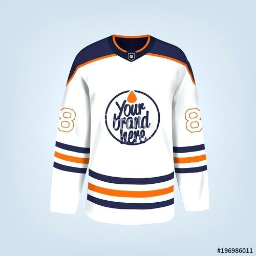 500x500 Hockey Jersey Template Printable Vector Illustration Of Team