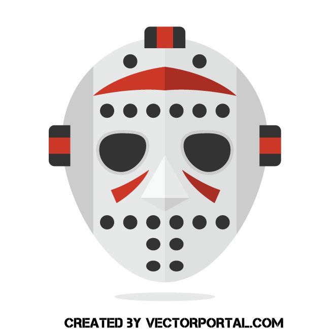 660x660 Hockey Goalie Mask Vector Image Sports Free Vectors