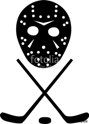 358x500 Ice Hockey Mask, Sticks And Puck. Stock Image And Royalty Free