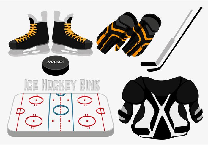 700x490 Ice Hockey Rink Vector