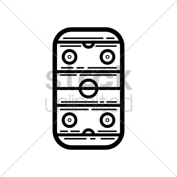 600x600 Hockey Rink Vector Image