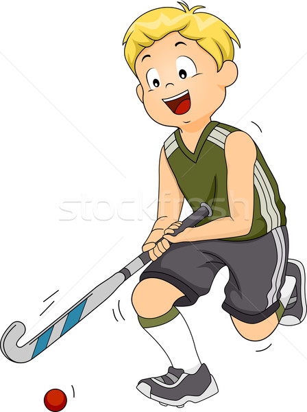 448x600 Field Hockey Vector Illustration Lenm ( 5072082) Stockfresh