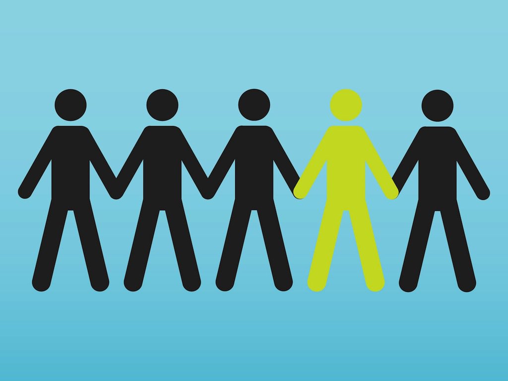 1024x768 People Holding Hands Vector Art Amp Graphics