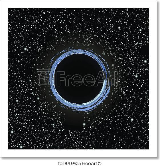 561x581 Free Art Print Of Black Hole Vector Freeart Fa18709935
